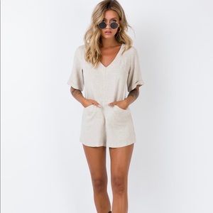 Cream romper